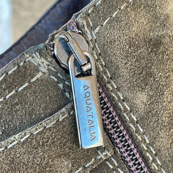 Aquatalia 'Fanny' Suede Ankle Boot 6 - Picture 9 of 12